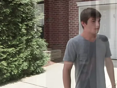 Johnny Limber entices Dustin Tyler at large his Building & fucks him wet