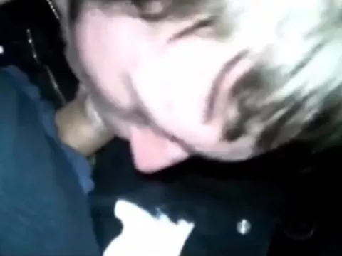 Twink sucking cock within reach hammer away truck stop with CIM and go for